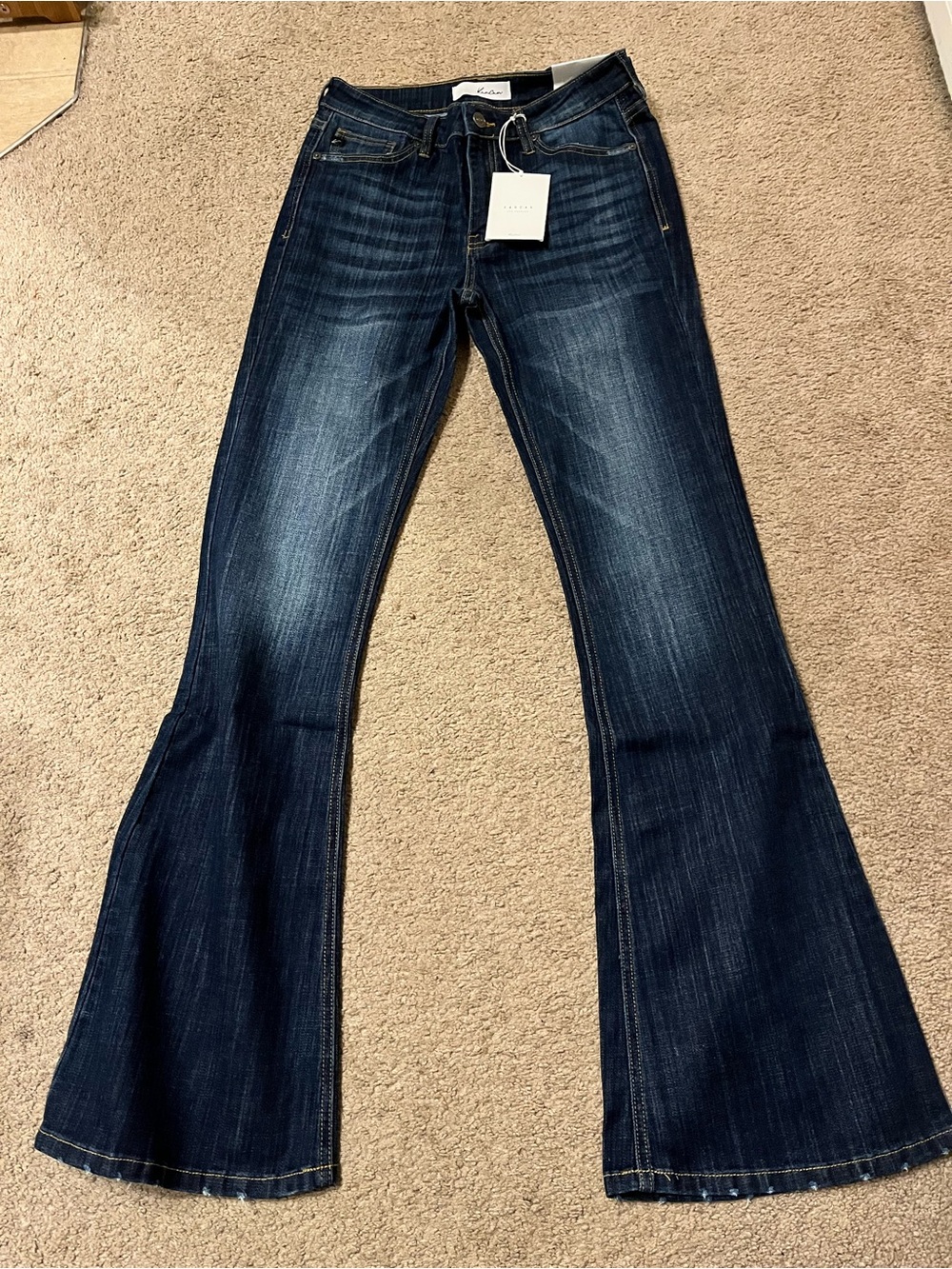 KanCan Dark Indigo Flare Jeans